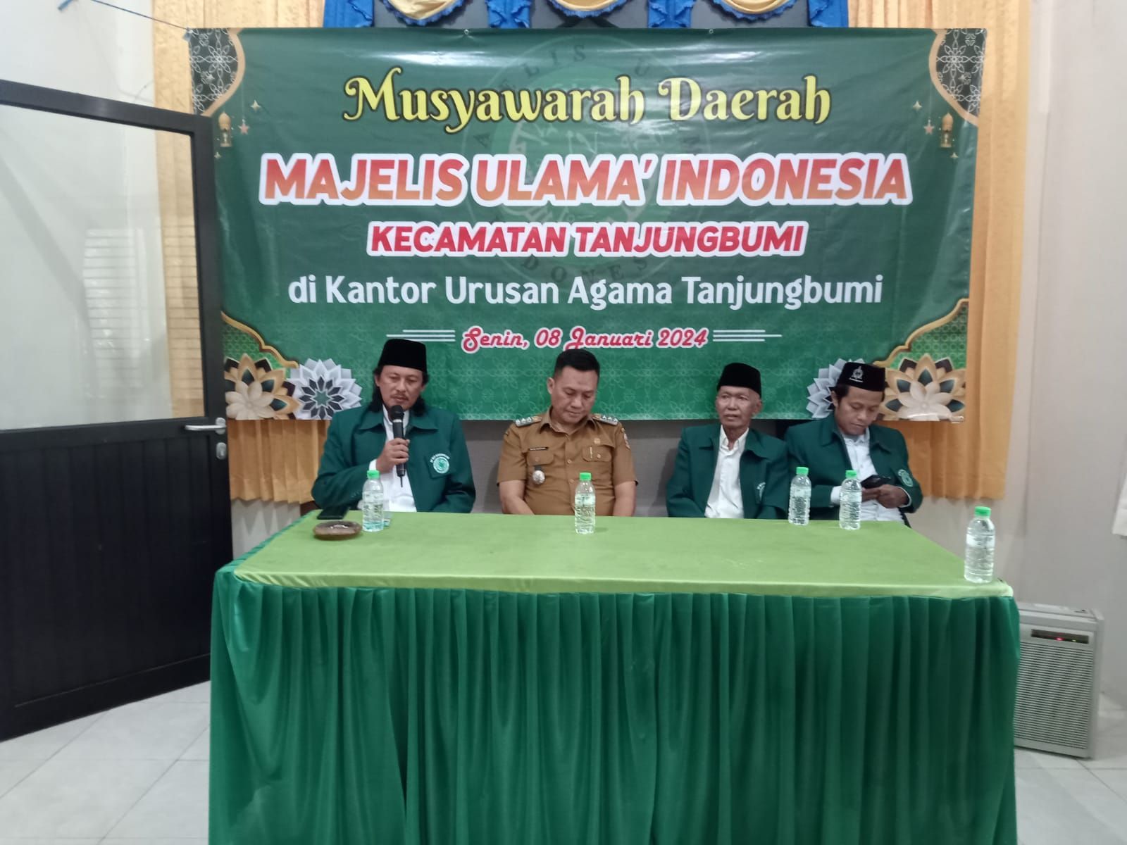Musyawarah MUI Tanjung Bumi,  KH. Makki Nasir Ajak Semua Pihak Menjaga Kondusifitas